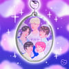 Lullaby Glitter Acrylic Keychain