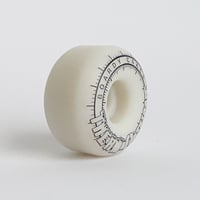 Image 2 of Boardy Cakes 55mm 95a Therm O Thane  Cold Shift (White to Blue)