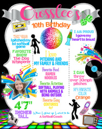 Image 1 of Decades Birthday Posters
