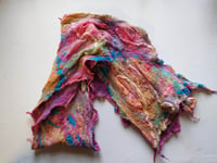 Nuno felt colorful scarf 