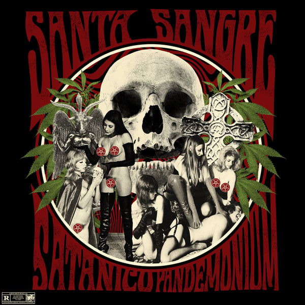 Image of SANTA SANGRE / SATANICO PANDEMONIUM - Split 12" 