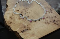 Image 3 of Celestial multi strand necklace - pink tourmaline 