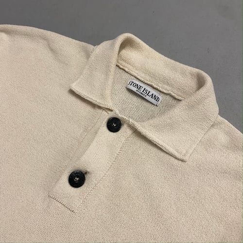 Image of SS 2006 Stone Island 1/4 button up sweatshirt, size medium