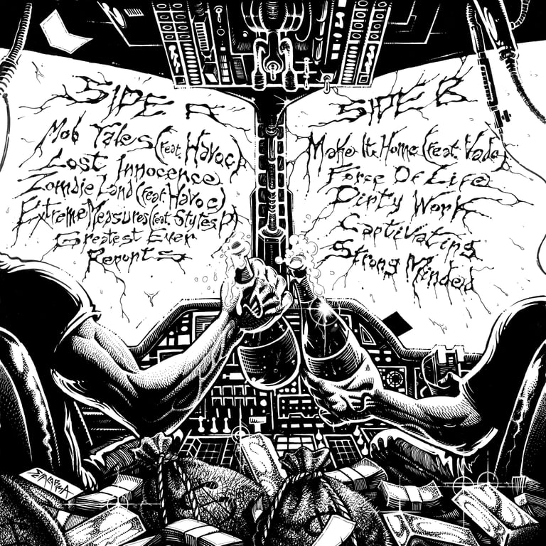 Dark Lo & Havoc - Extreme measures ORIGINAL (front and back) Image 2