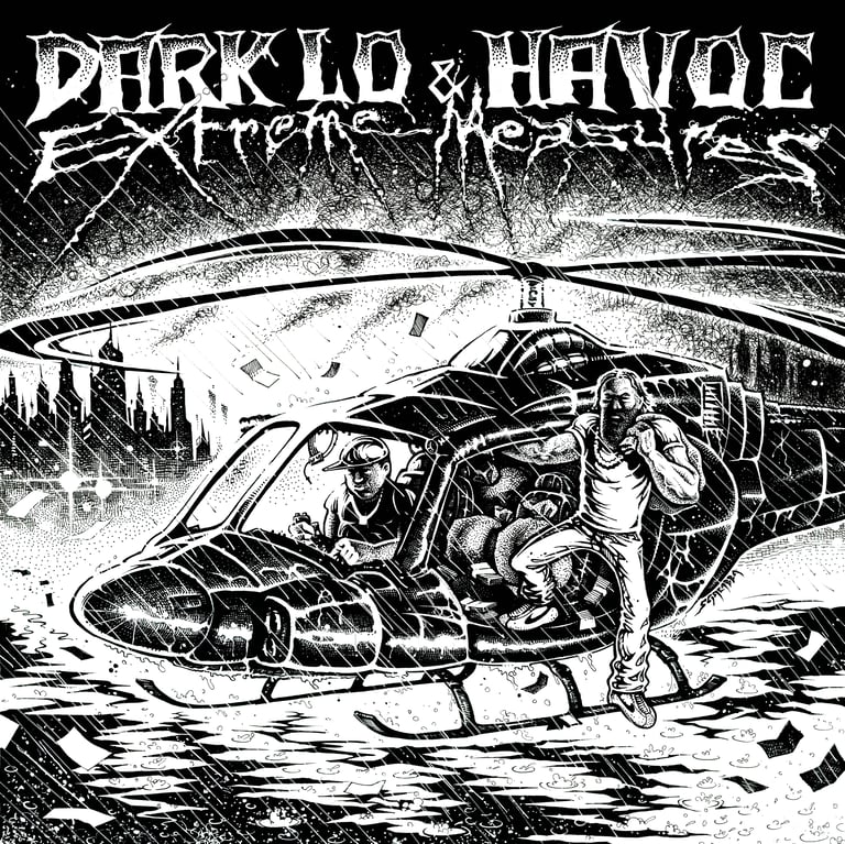 Dark Lo & Havoc - Extreme measures ORIGINAL (front and back)