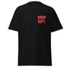 Drip Dept t-shirt (red logo)