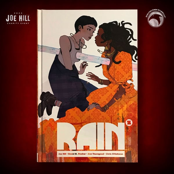 Image of JOE HILL 2023 CHARITY EVENT 54: SIGNED Rain HC - English