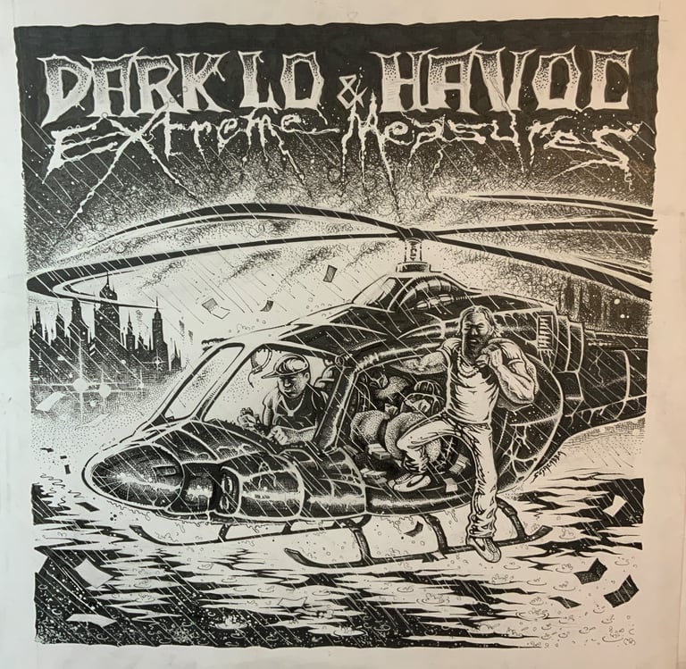 Dark Lo & Havoc - Extreme measures ORIGINAL (front and back) Image 3