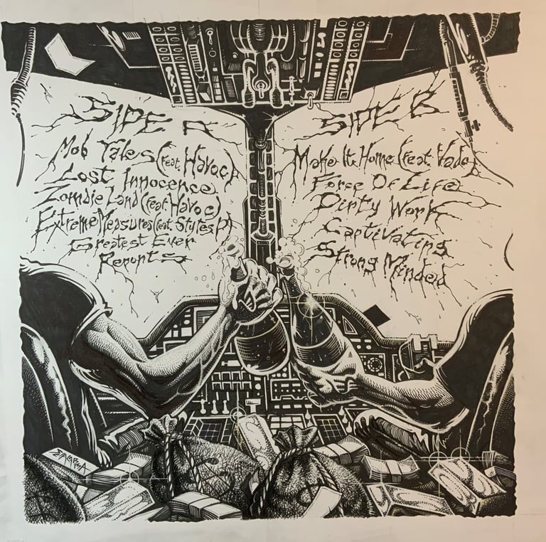 Dark Lo & Havoc - Extreme measures ORIGINAL (front and back) Image 4