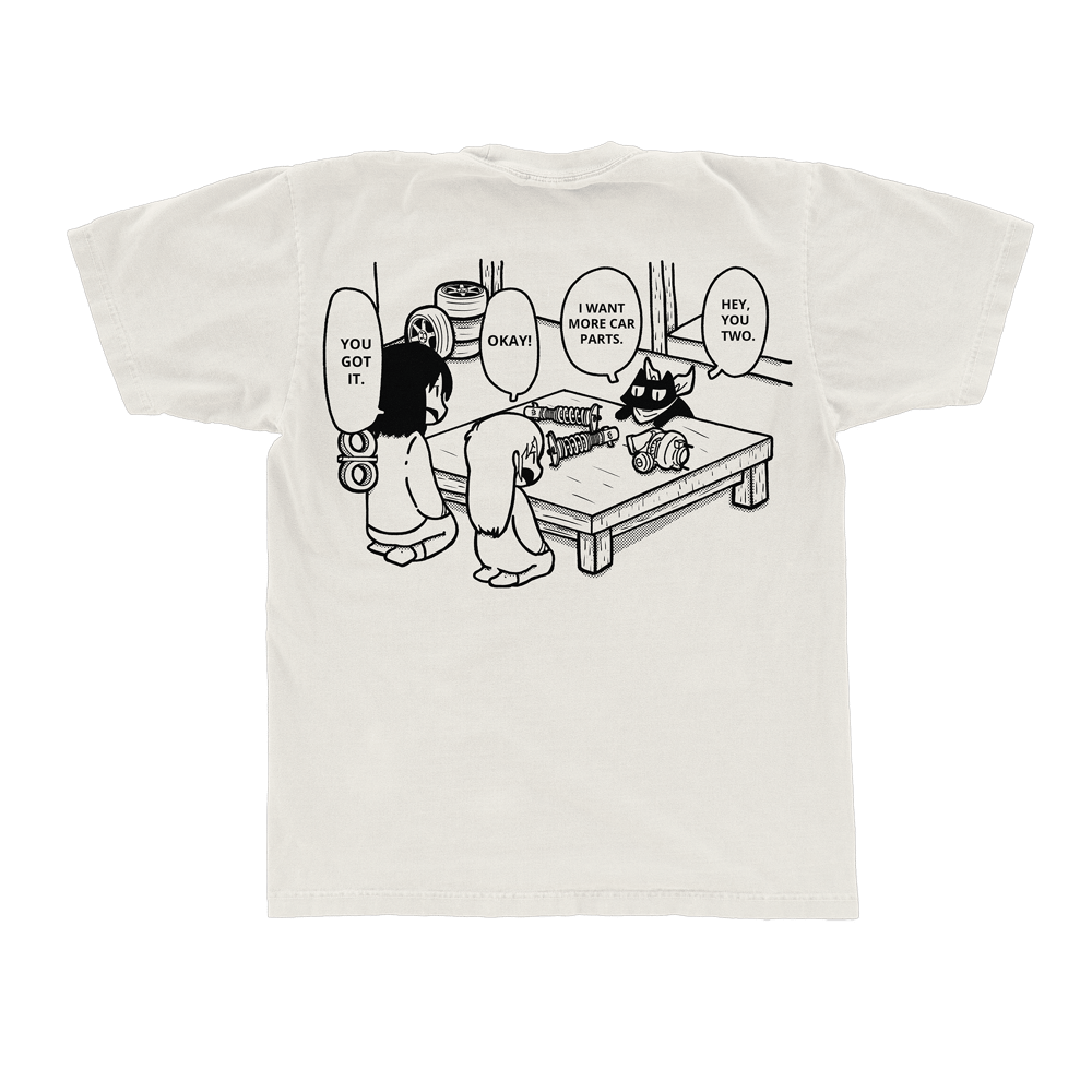 More Car Parts Tee (Ivory)