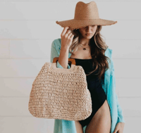 Image 1 of St. Tropez Straw Bag