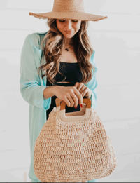 Image 4 of St. Tropez Straw Bag