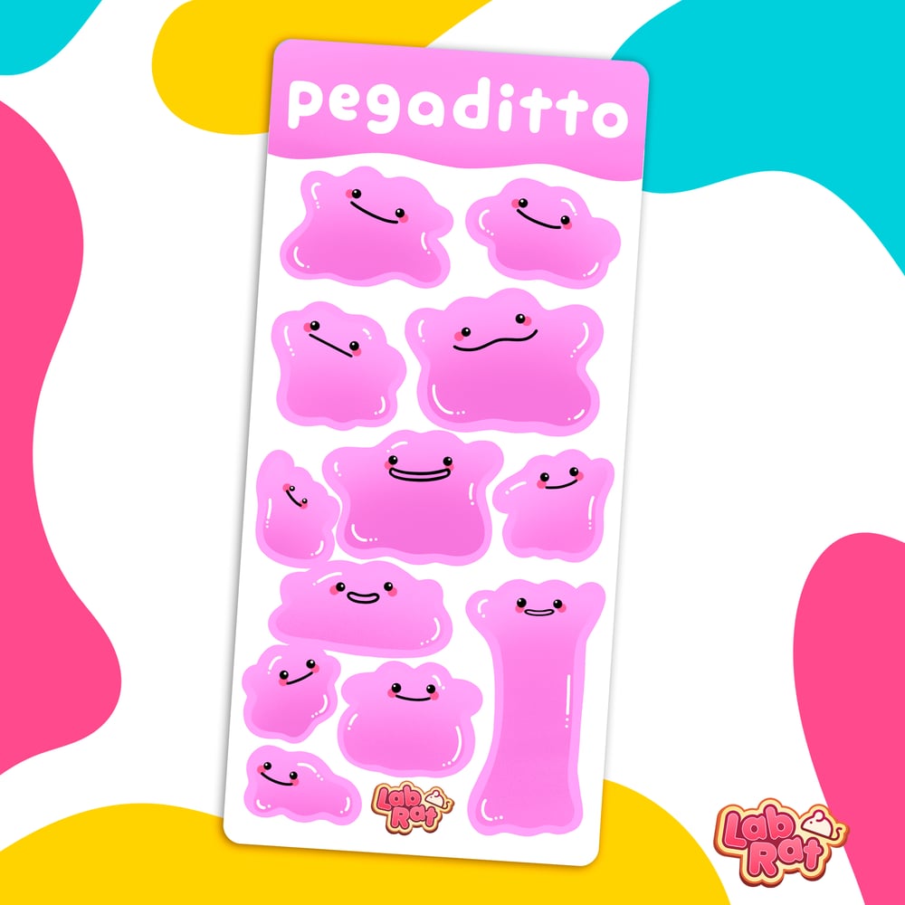 Image of PegaDitto - Sticker Sheet