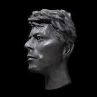 Image 2 of David Bowie 1980's Silver Painted Sculpture