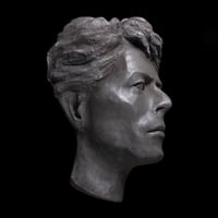 Image 3 of David Bowie 1980's Silver Painted Sculpture