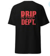 DRIP DEPT T-SHIRT red drip(red logo)