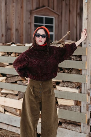 Image of Moosonee Merino Sweater (shown in limited Belgian Chocolate + more colours)