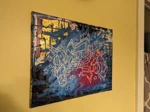 Image of REACT Graffiti Painting: 2021 #3