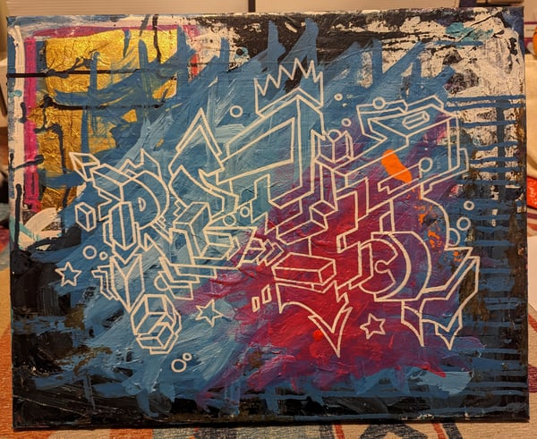 Image of REACT Graffiti Painting: 2021 #3