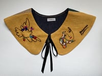 Image 2 of Detachable Embroidered Collar,  Inspired by Picasso's drawings