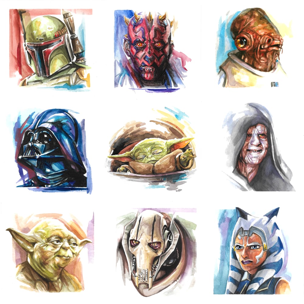 Image of Star Wars - Watercolor Prints