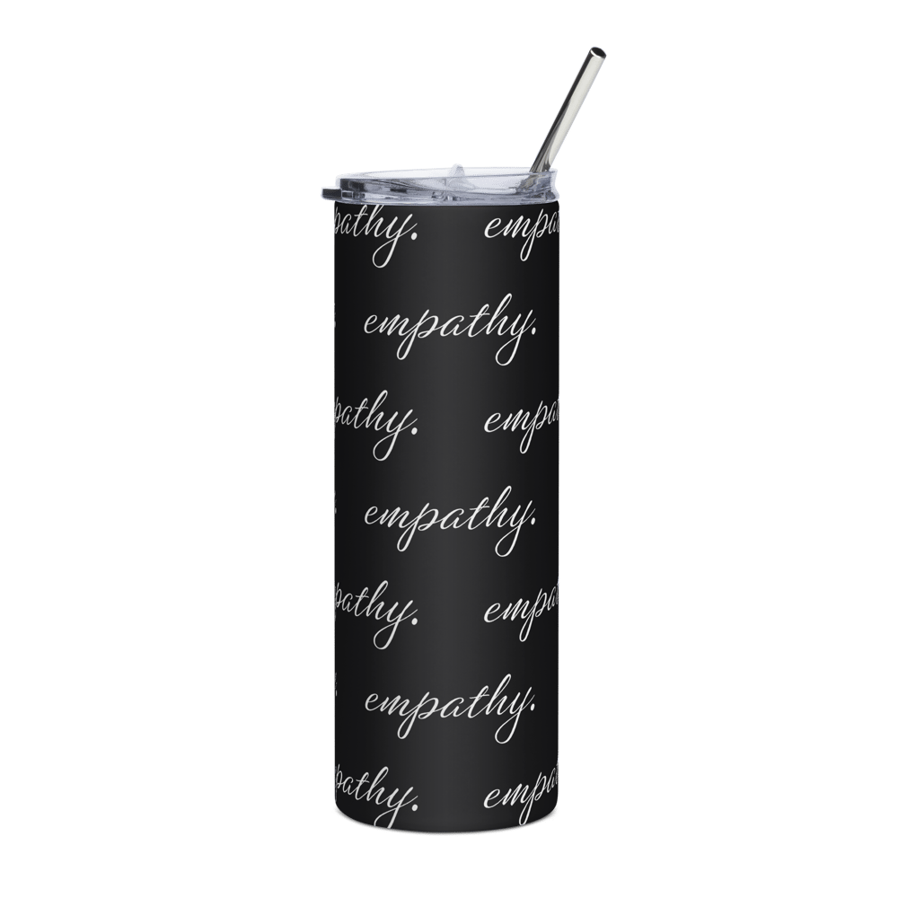 Image of Empathy logo stainless steel tumbler