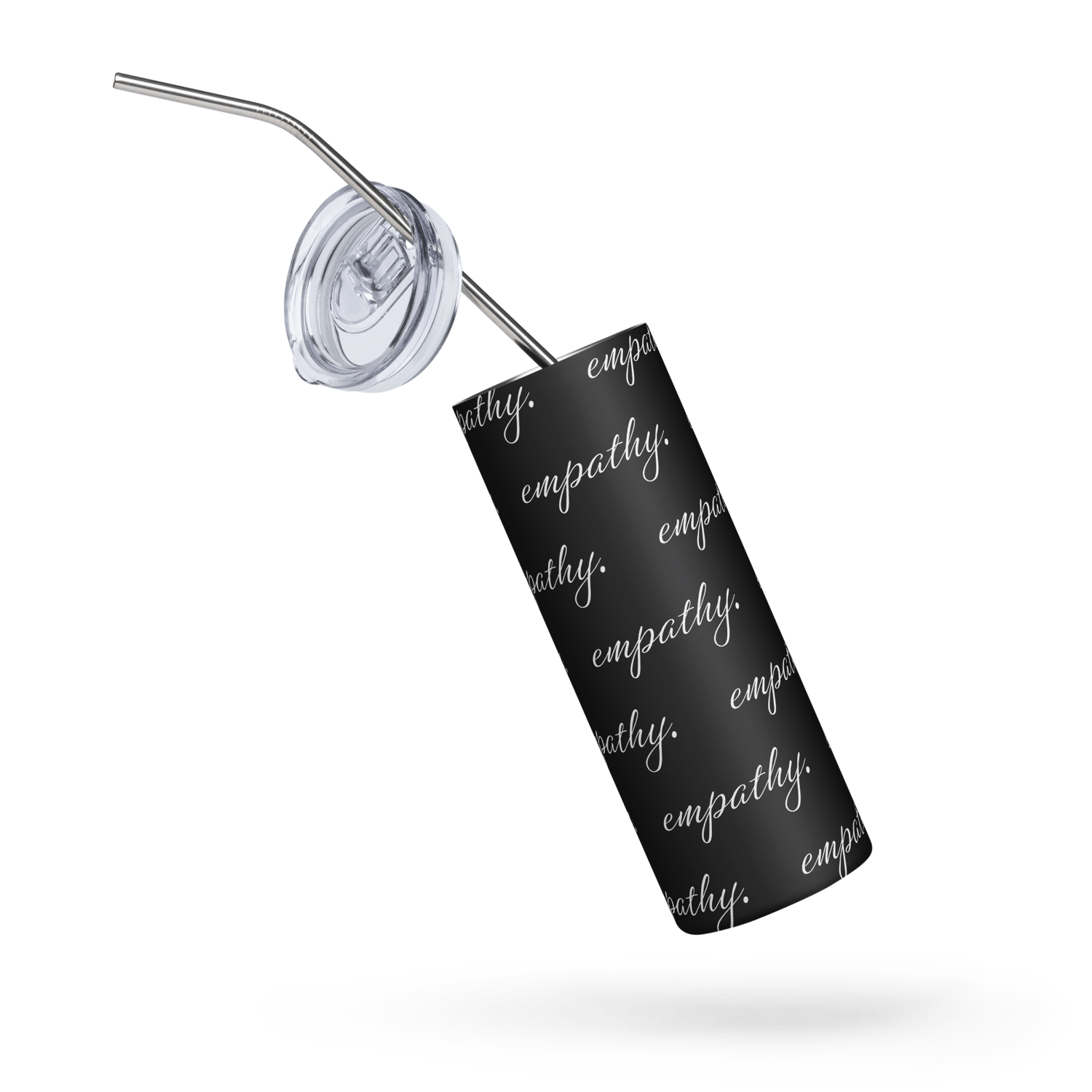 Image of Empathy logo stainless steel tumbler
