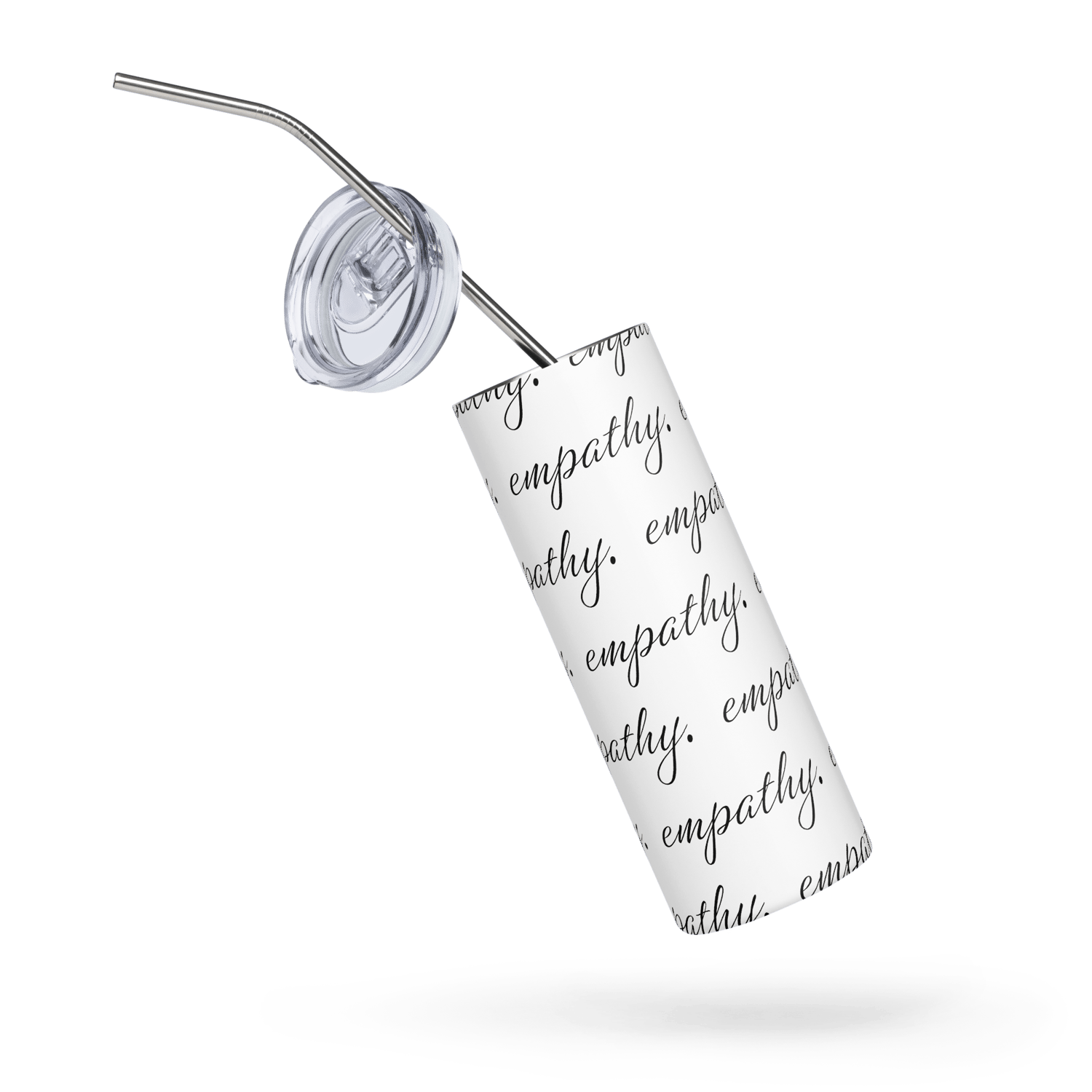 Image of Empathy logo stainless steel tumbler