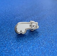 Catdick Lapel Pin (No. 47 Silverballers)