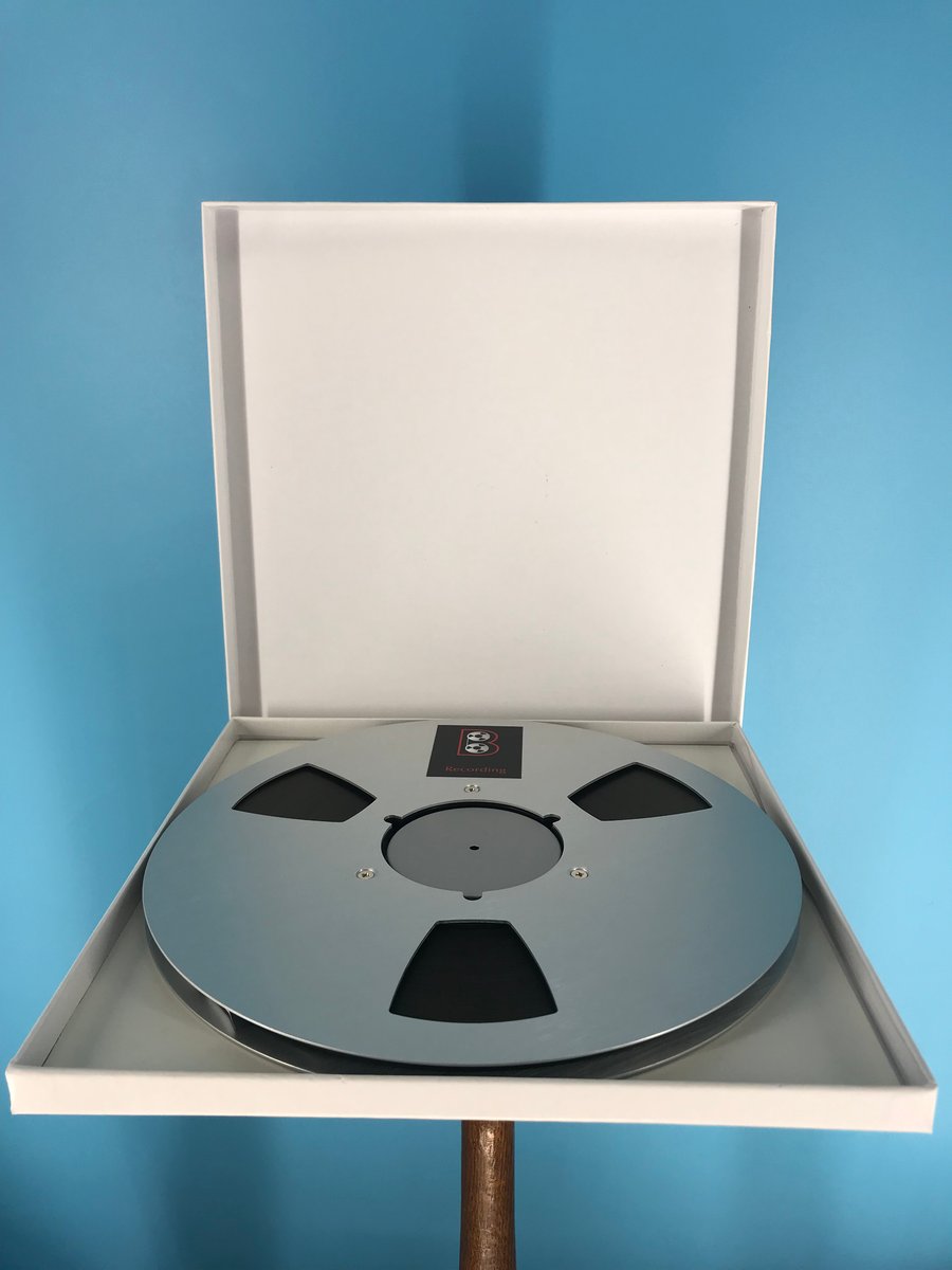 10.5 NAB 1/2 Ampex 456 recording tape empty take-up reel in original box