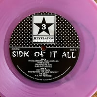 Image 2 of SICK OF IT ALL - Self-Titled 7" EP (Purple Vinyl)