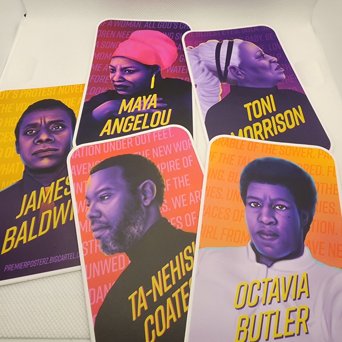 Image of Black Author Sticker Collection