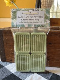 Image 1 of Farmhouse Petites Herbal Eucalyptus and Mint Kitchen Hand Soap