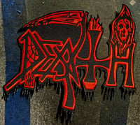 Image 1 of Death Logo big BACKPATCH