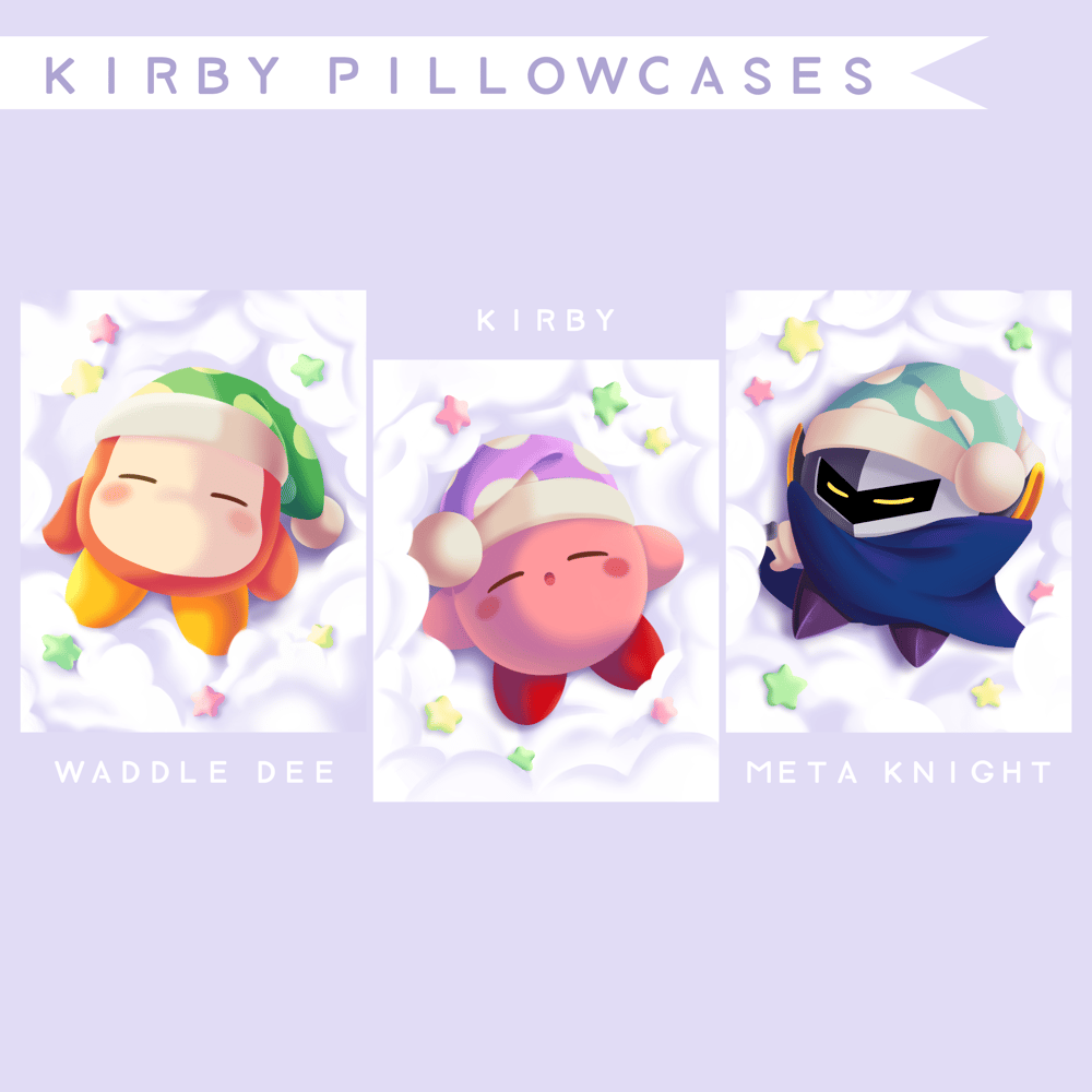 Image of Kirby Pillow Cases
