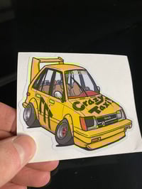 CRAZY TAXI Team Car Sticker