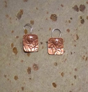 Image of Delicate Textured Earrings 