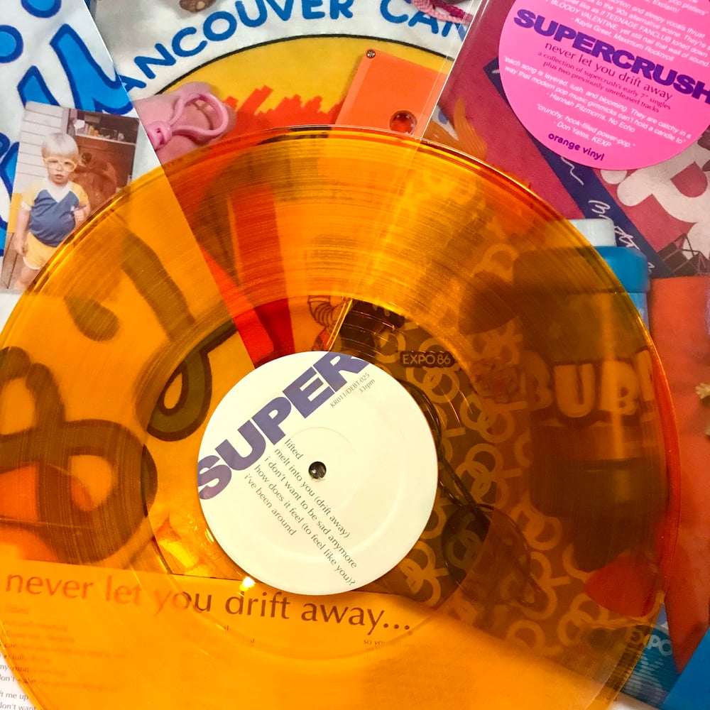 Image of SUPERCRUSH - Never Let You Drift Away 12" vinyl
