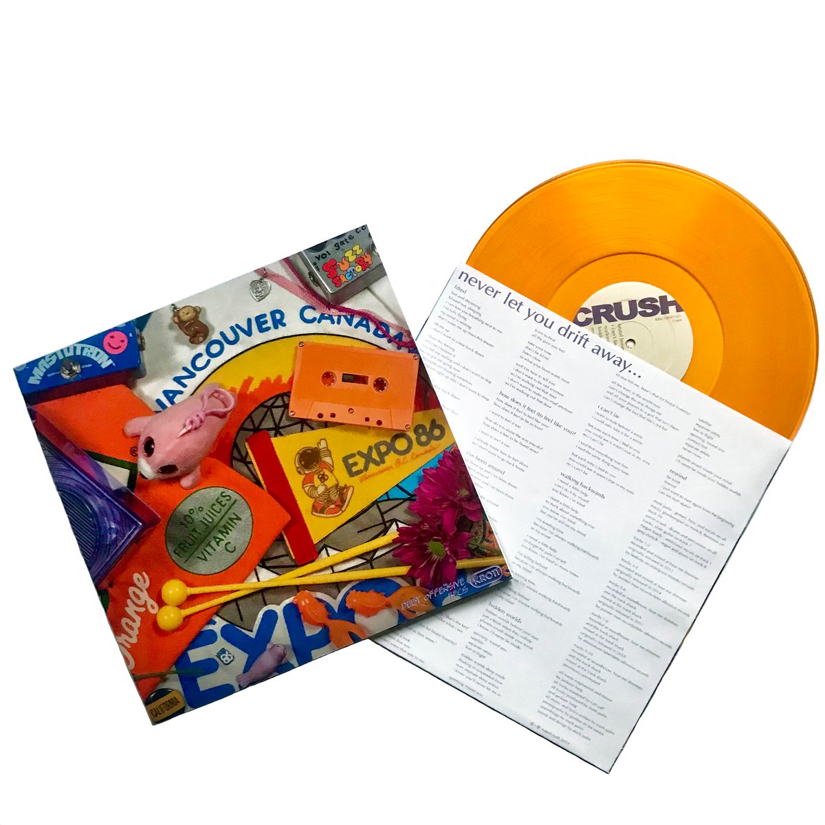 Image of SUPERCRUSH - Never Let You Drift Away 12" vinyl