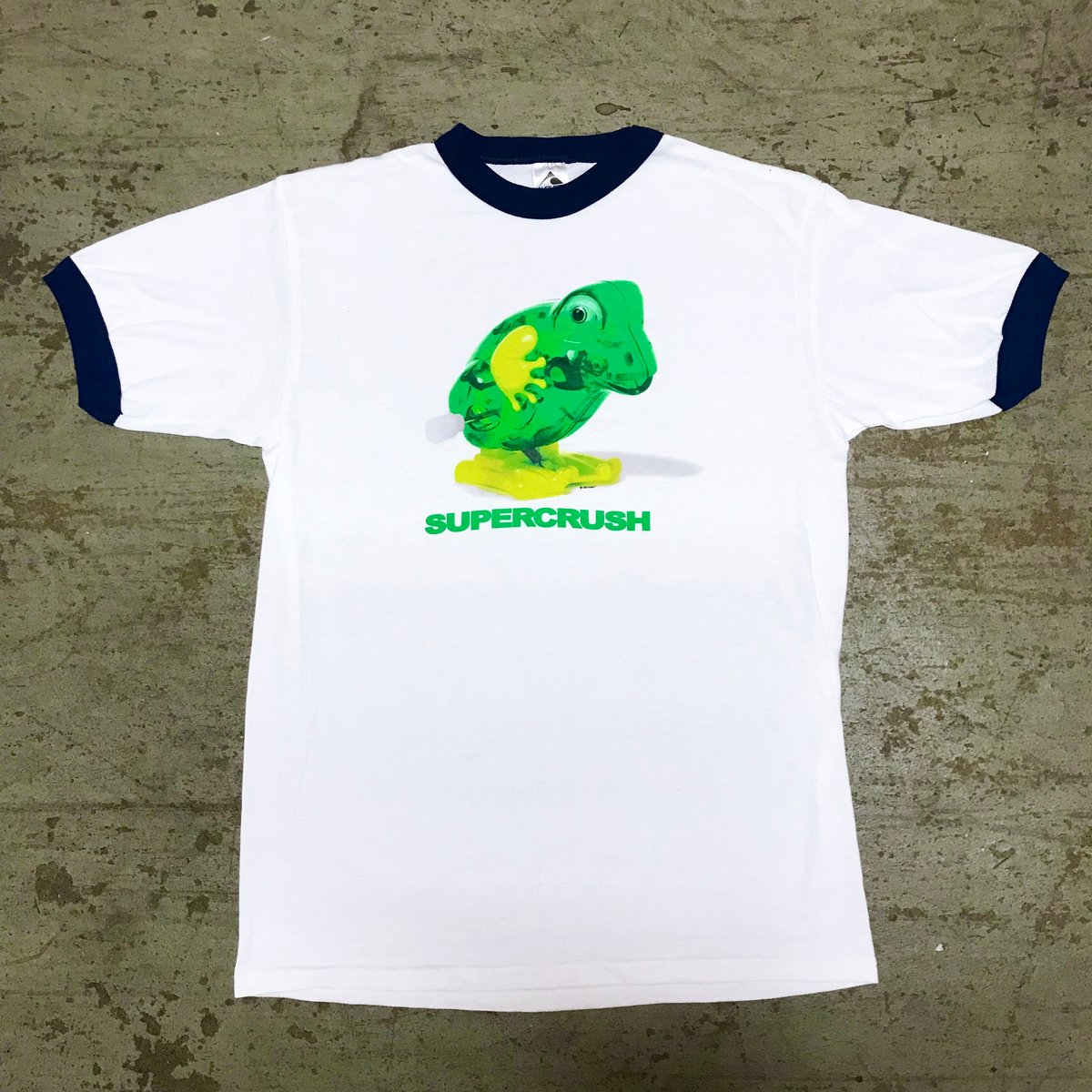 Image of SUPERCRUSH - Wind up frog ringer tee