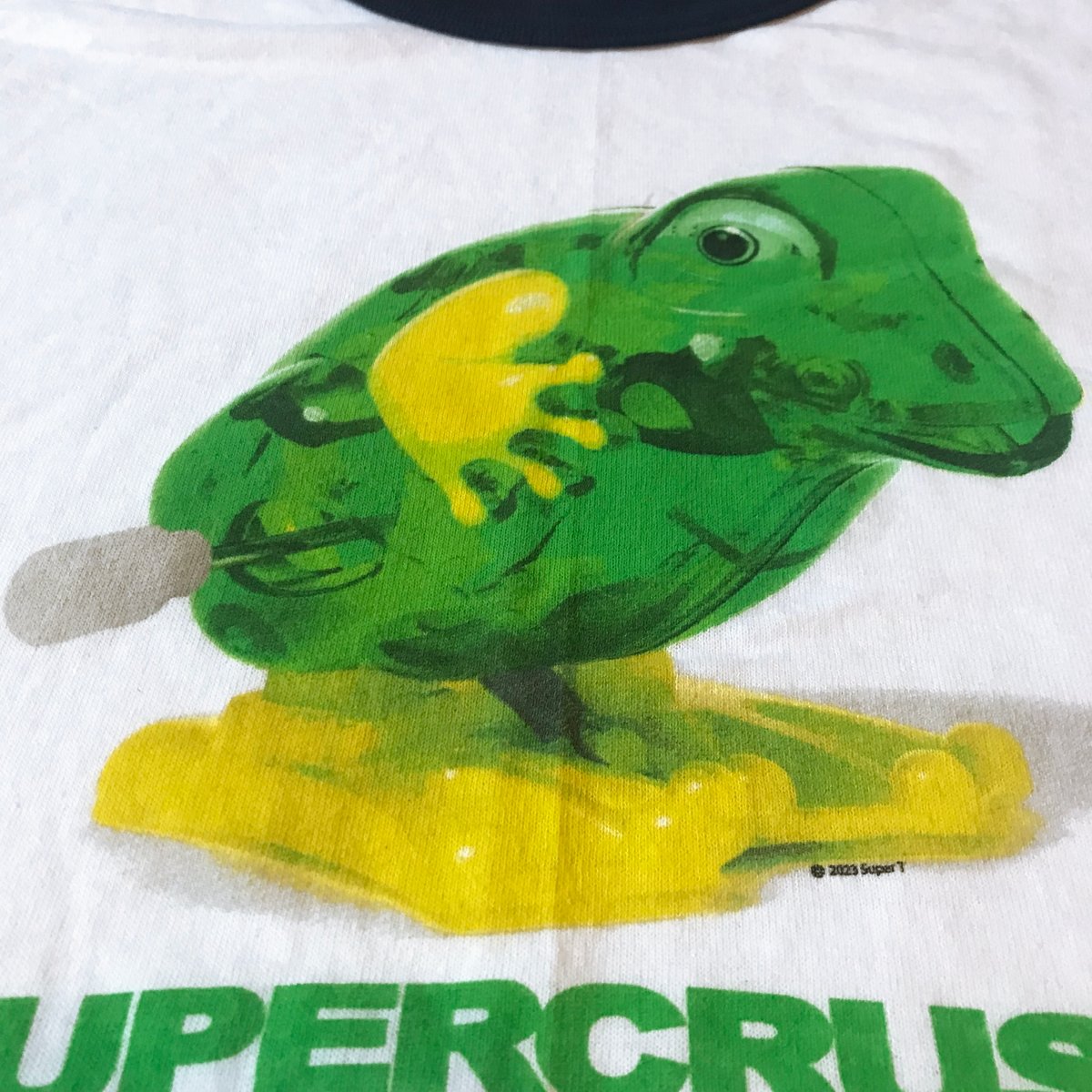 Image of SUPERCRUSH - Wind up frog ringer tee
