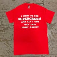 Image 1 of SUPERCRUSH - Lousy puff print T-shirt (red)