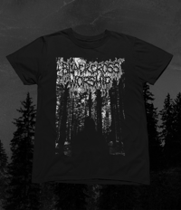 Image 2 of Mörka skogar - black cross worship tee