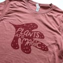 Plants are Magic Leaf tee in Heather Clay