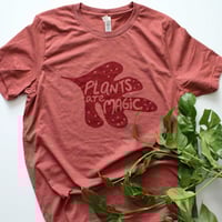 Image 1 of Plants are Magic Leaf Shirt