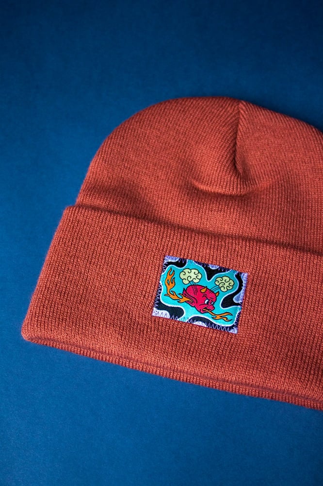 Image of Rust Hot Stuff Cuffed Beanie