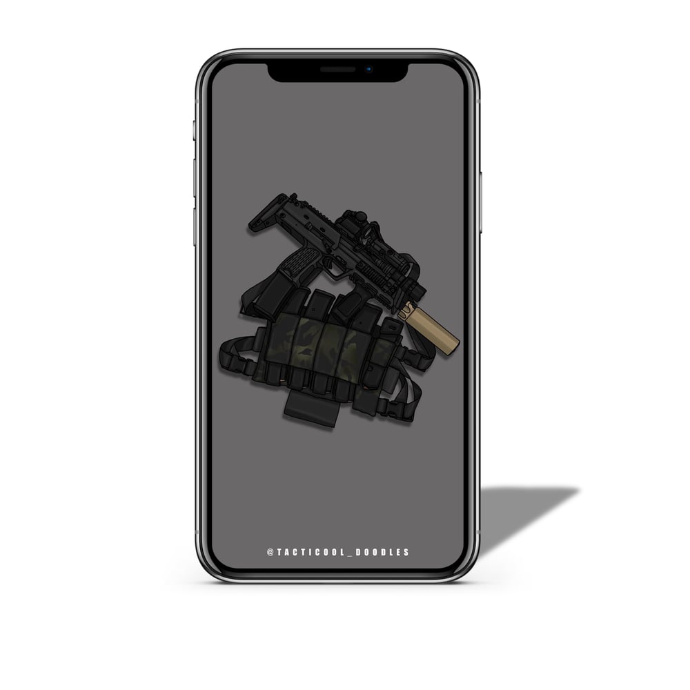 MP7 CHEST RIG PHONE WALLPAPER TACTICOOLDOODLES mp7-chest-rig-phone-wallpaper-tacticooldoodles