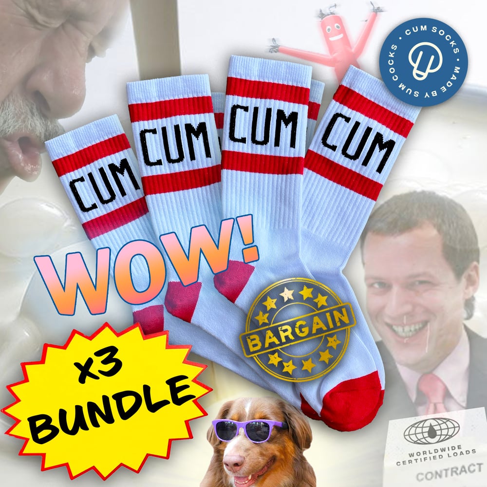 Image of CUM SOCK (BUNDLE 3 PAIRS)