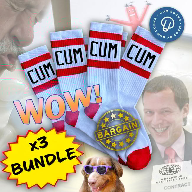 CUM SOCK (BUNDLE 3 PAIRS)