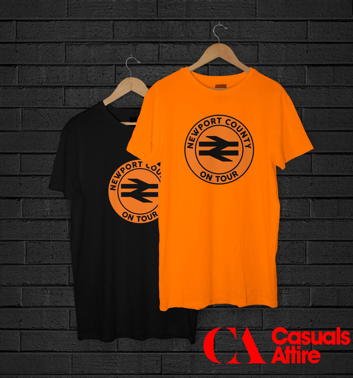 Newport County On Tour Football/Ultras T-Shirts. Various sizes and colours available